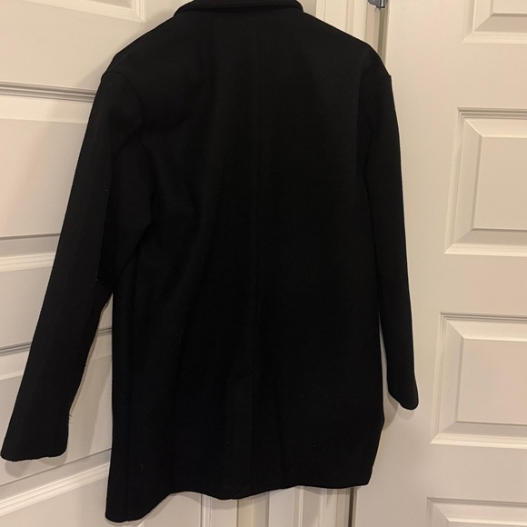 Zara Kids Black Pea Coat - Picture 5 of 7